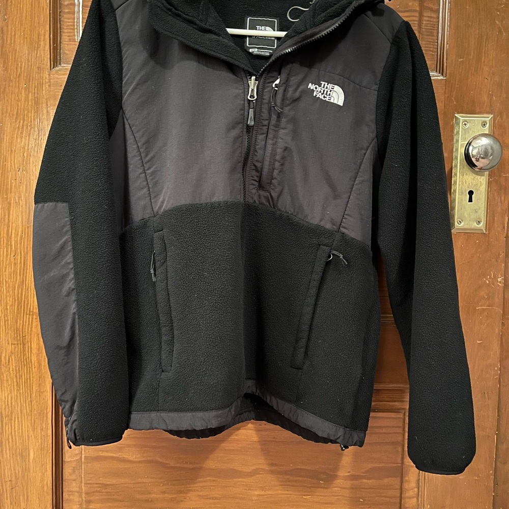 The North Face Woman’s Denali Fleece Hoodie Black Performance Jacket Size M - Picture 11 of 12